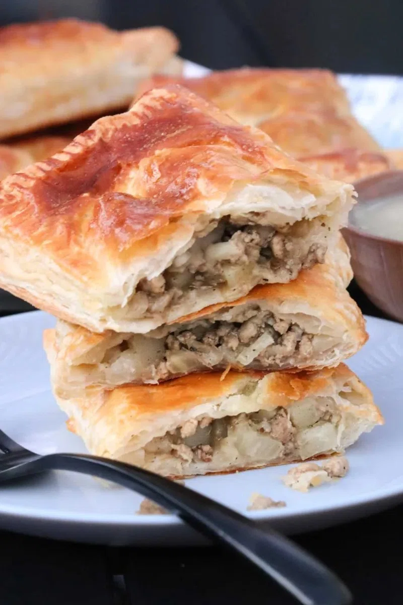 Turkey Hand Pies with Potatoes and Vegetables