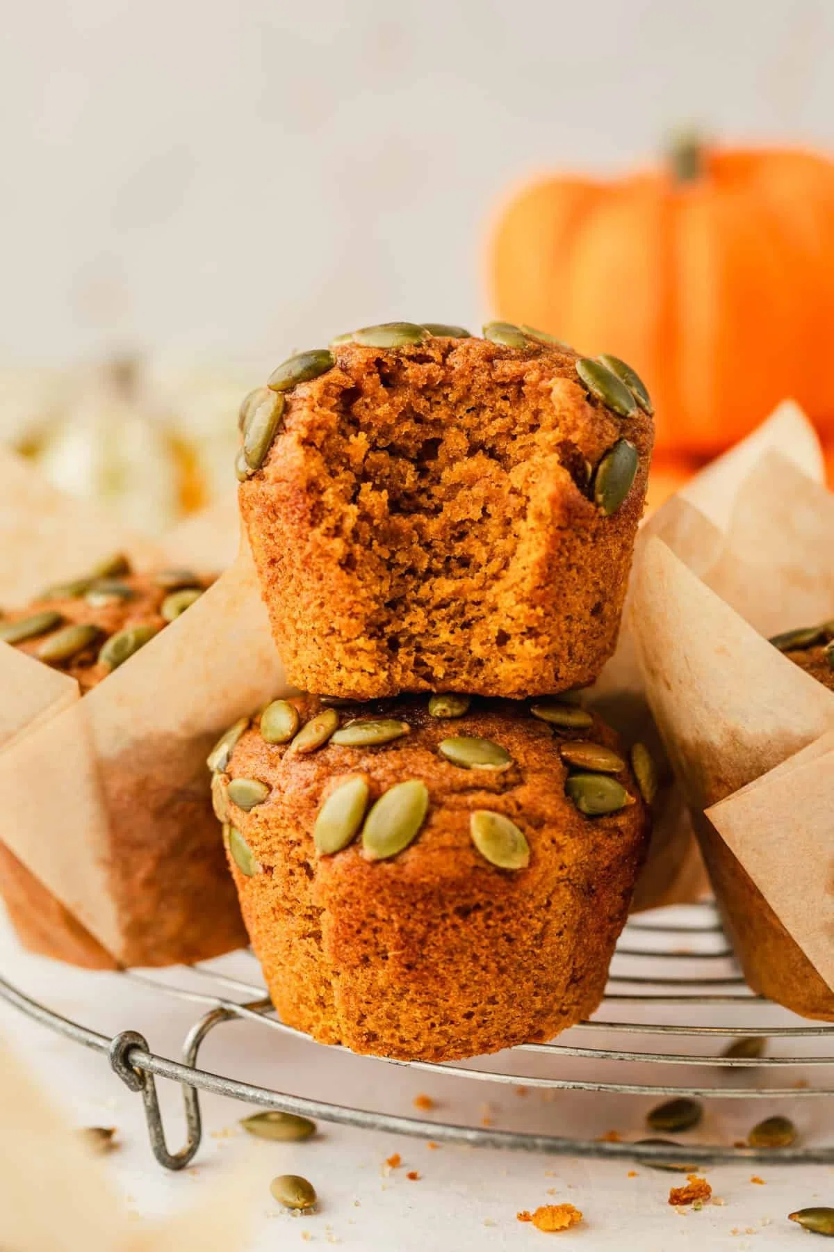 One Bowl Small Batch Pumpkin Muffins