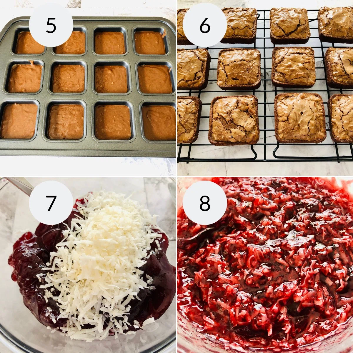 Brownies with Raspberry