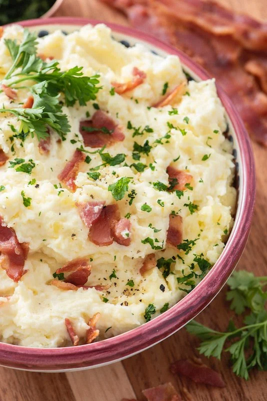 Buttermilk Bacon Whipped Potatoes