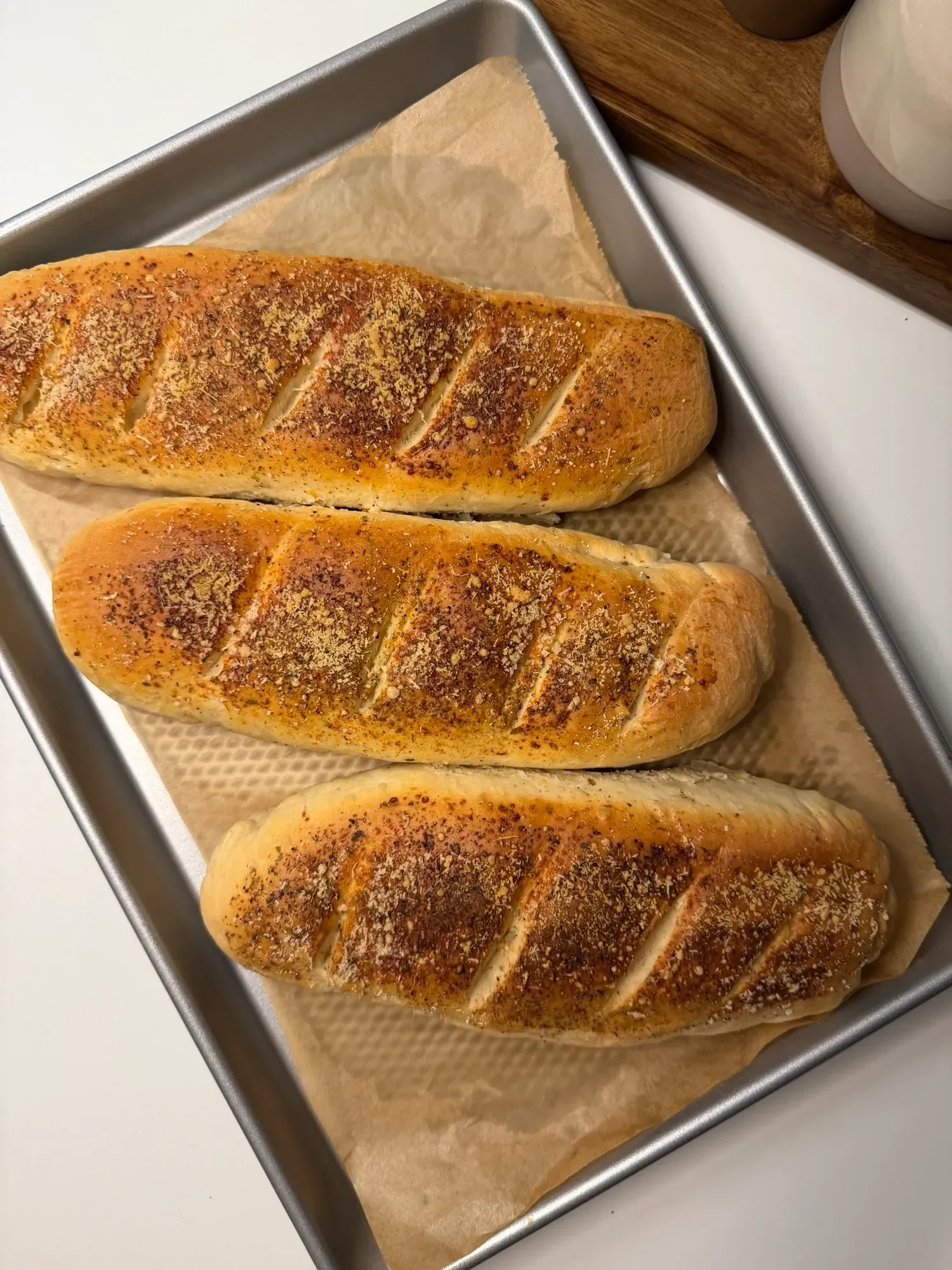  Italian Herbs and Parmesan Subway-Style Sandwich Bread