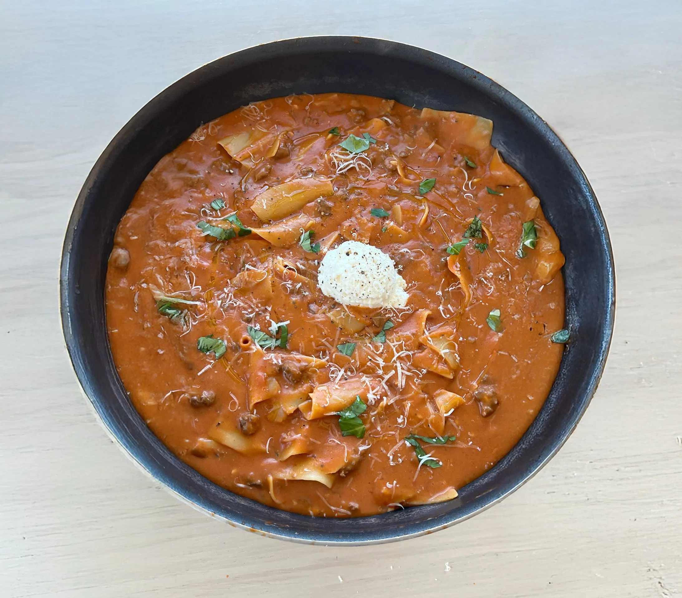 One Pot Lasagna Soup