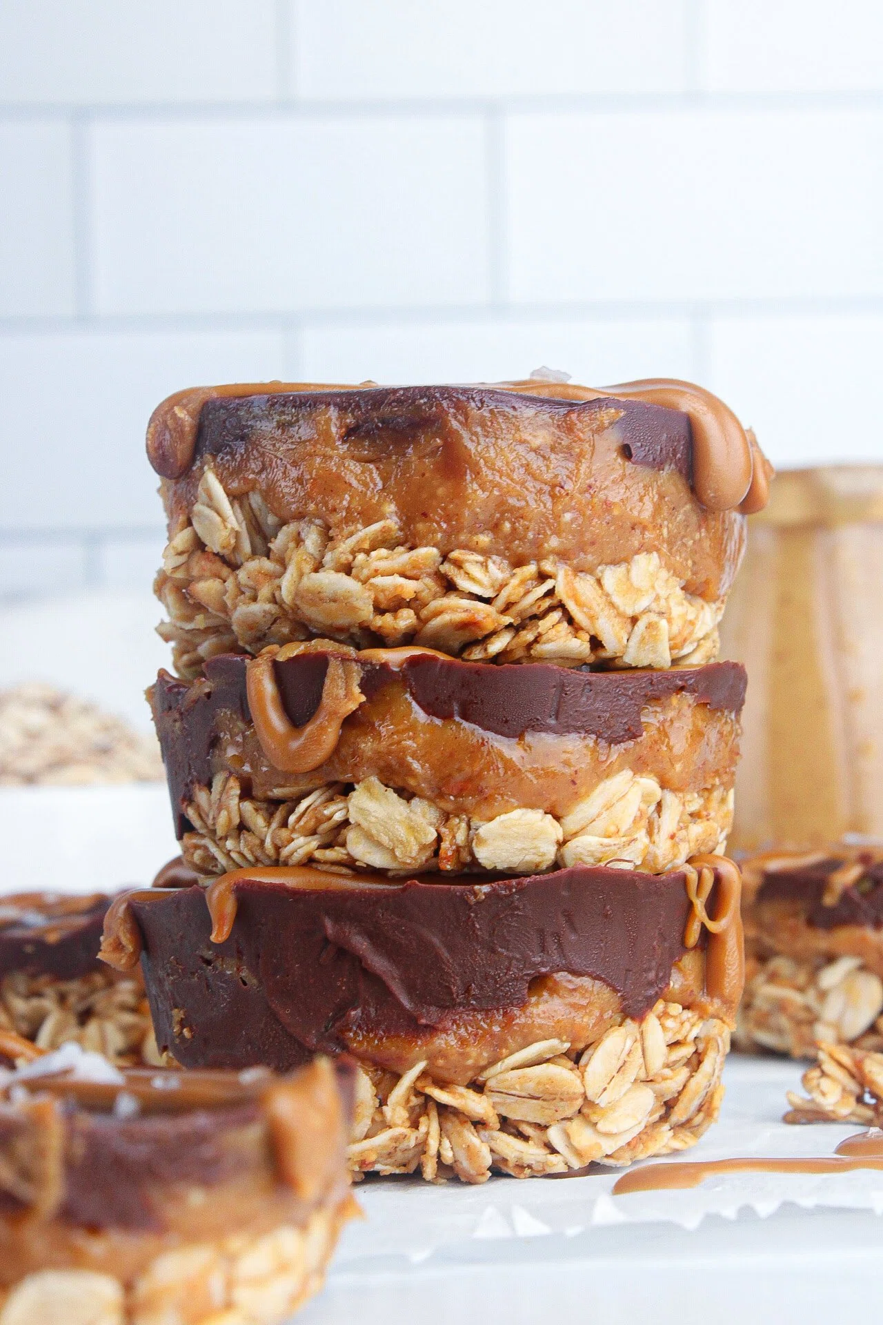Chocolate Peanut Butter Oat Cups