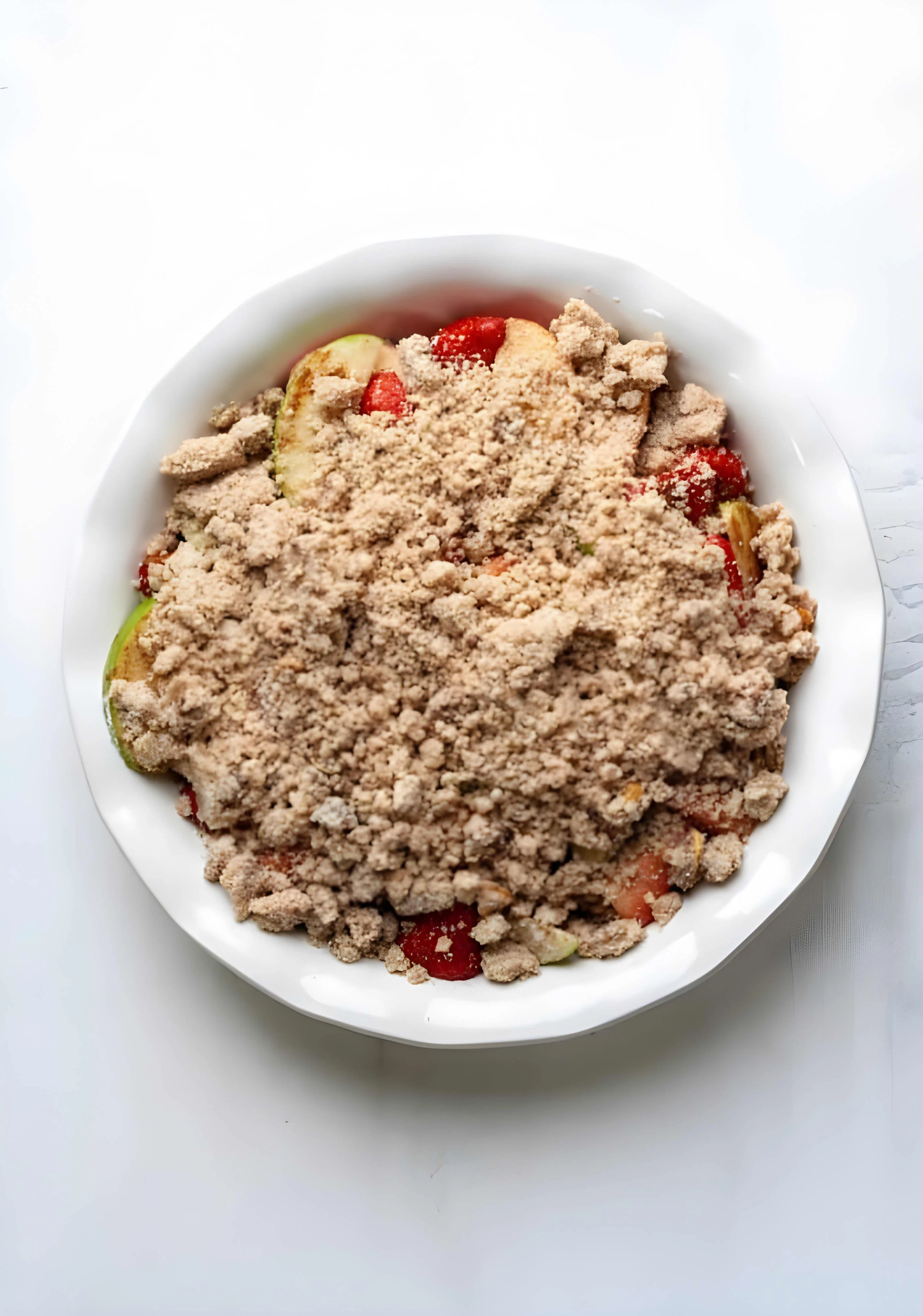 Apple Strawberry Crumble (Gluten Free)
