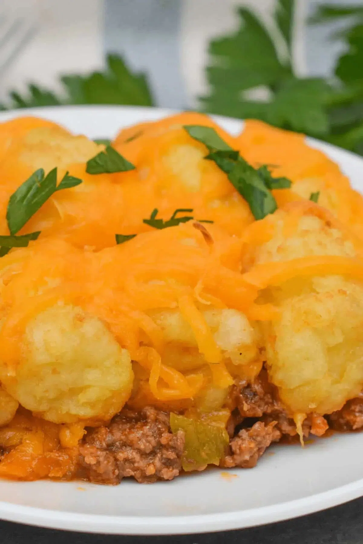 Sloppy Joe Tater Tot Casserole