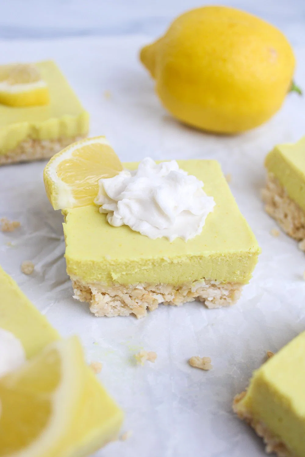 Vegan Lemon Cheesecake Bars