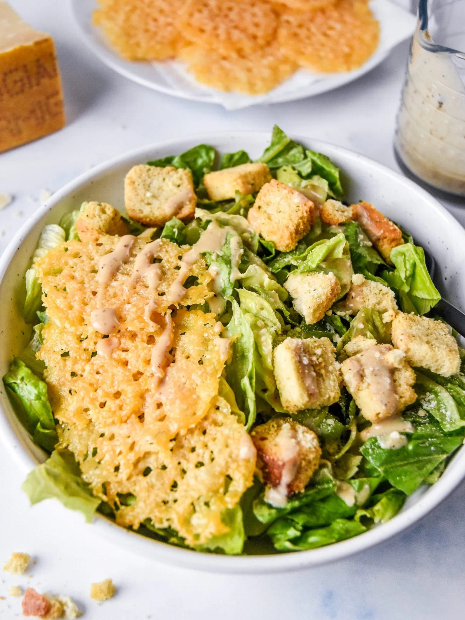 Baked Parmesan Crisps