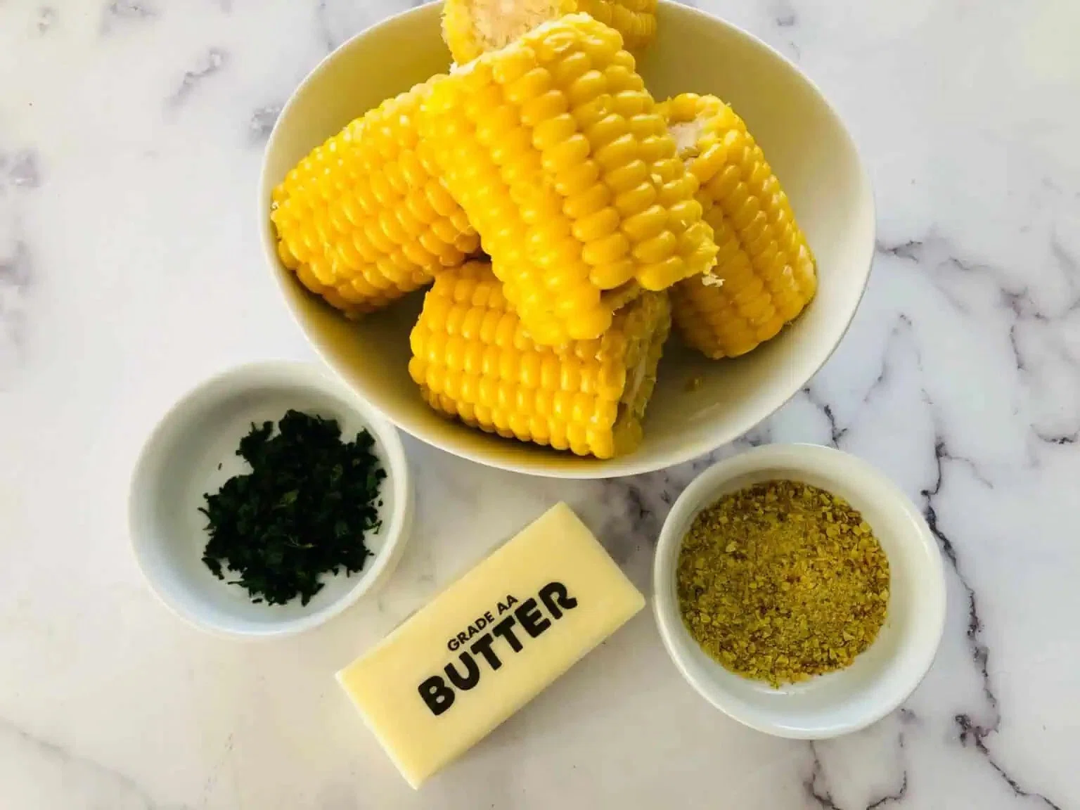 Air-Fryer Corn on the Cob with Herb Butter