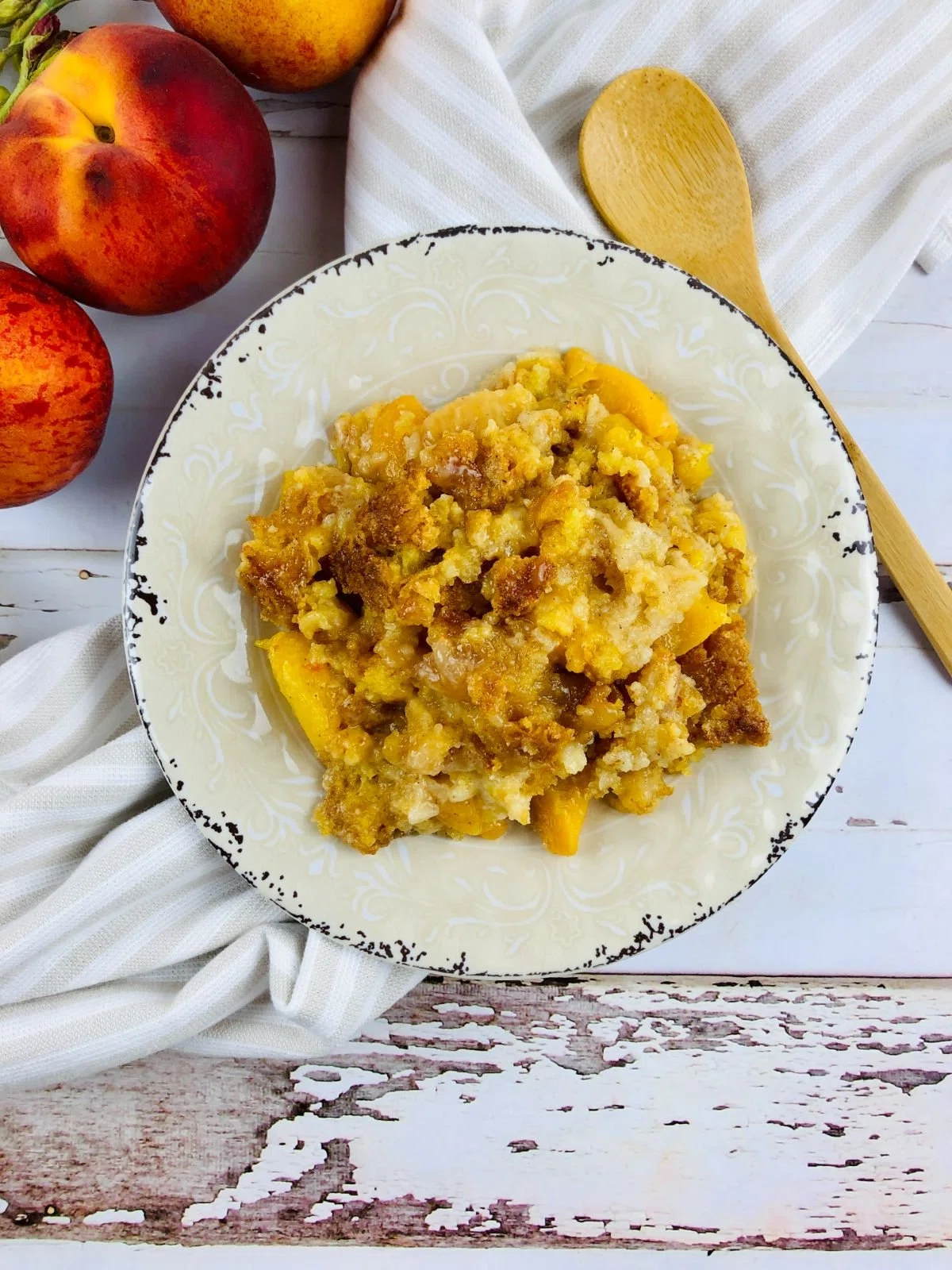 Peach Cobbler Cake