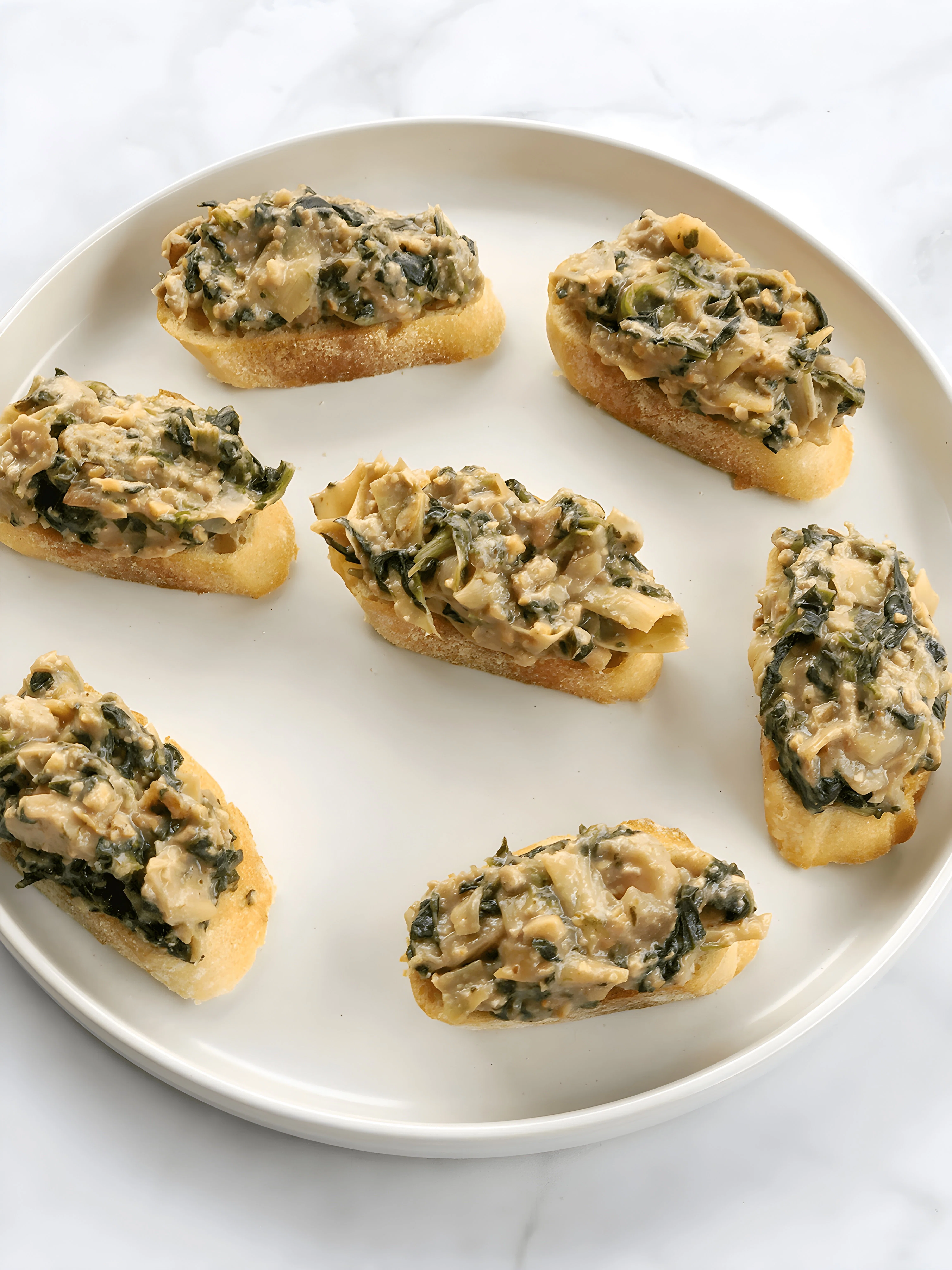Spinach Artichoke Bruschetta