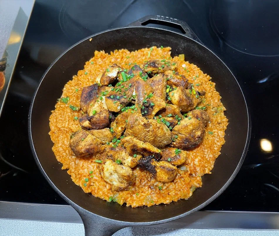 High Protein Fajita Chicken with Taco Rice Meal Prep