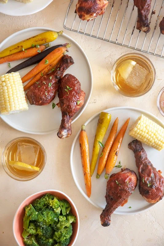 Baked BBQ Chicken Legs