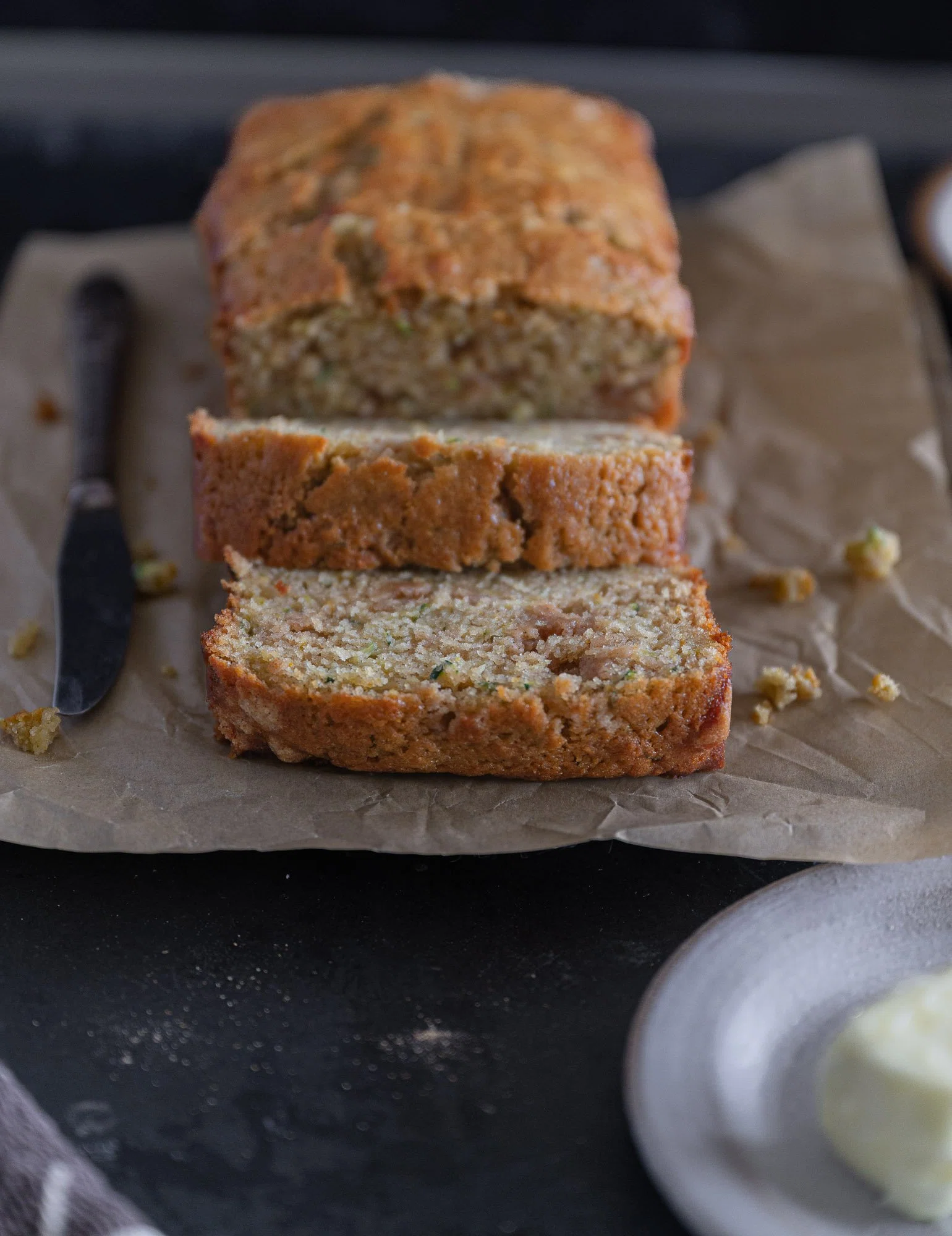 Zucchini Bread with Cinnamon, Cardamom, and Orange Zest