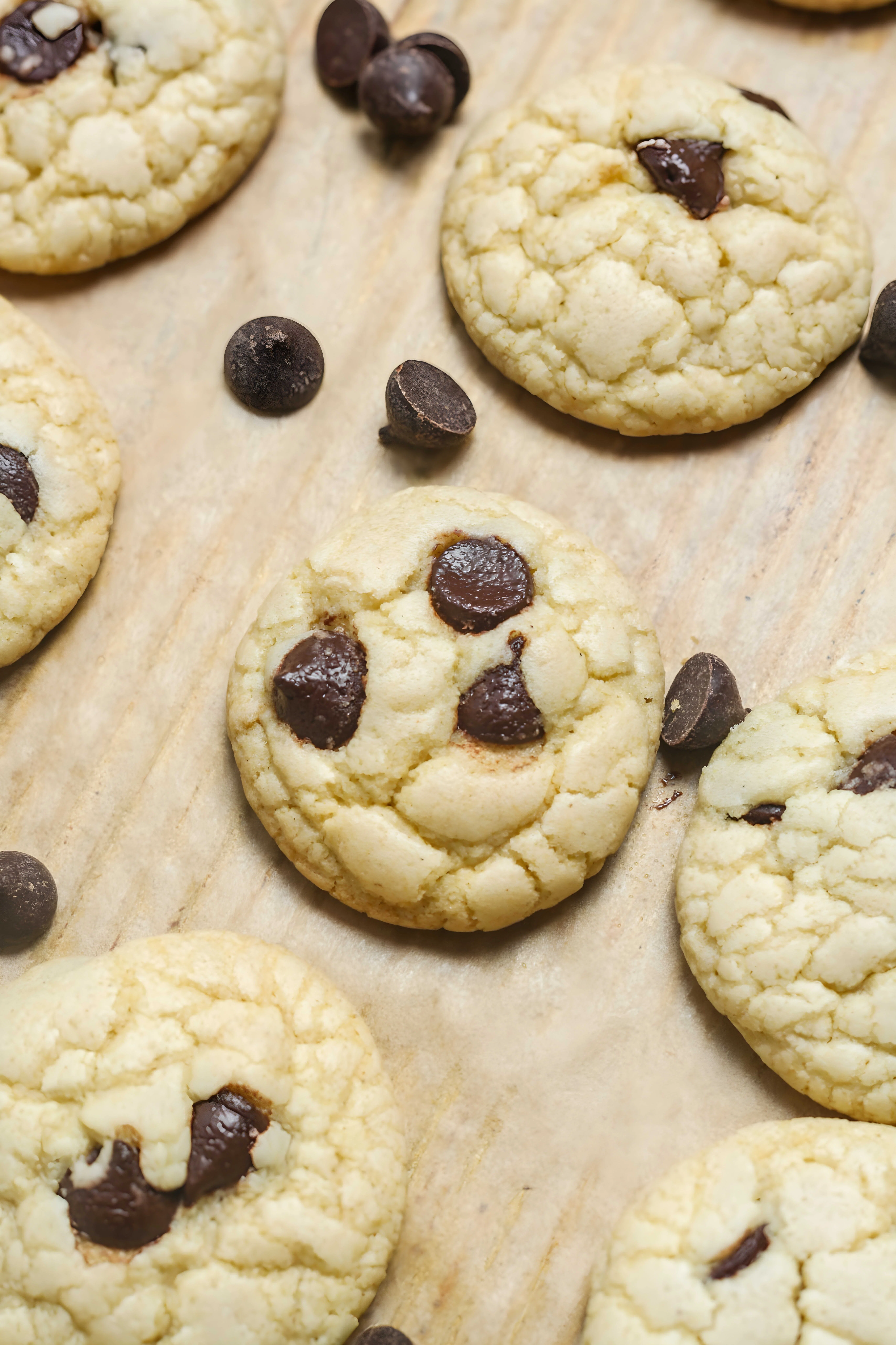 Mint Chocolate Chip Cookies