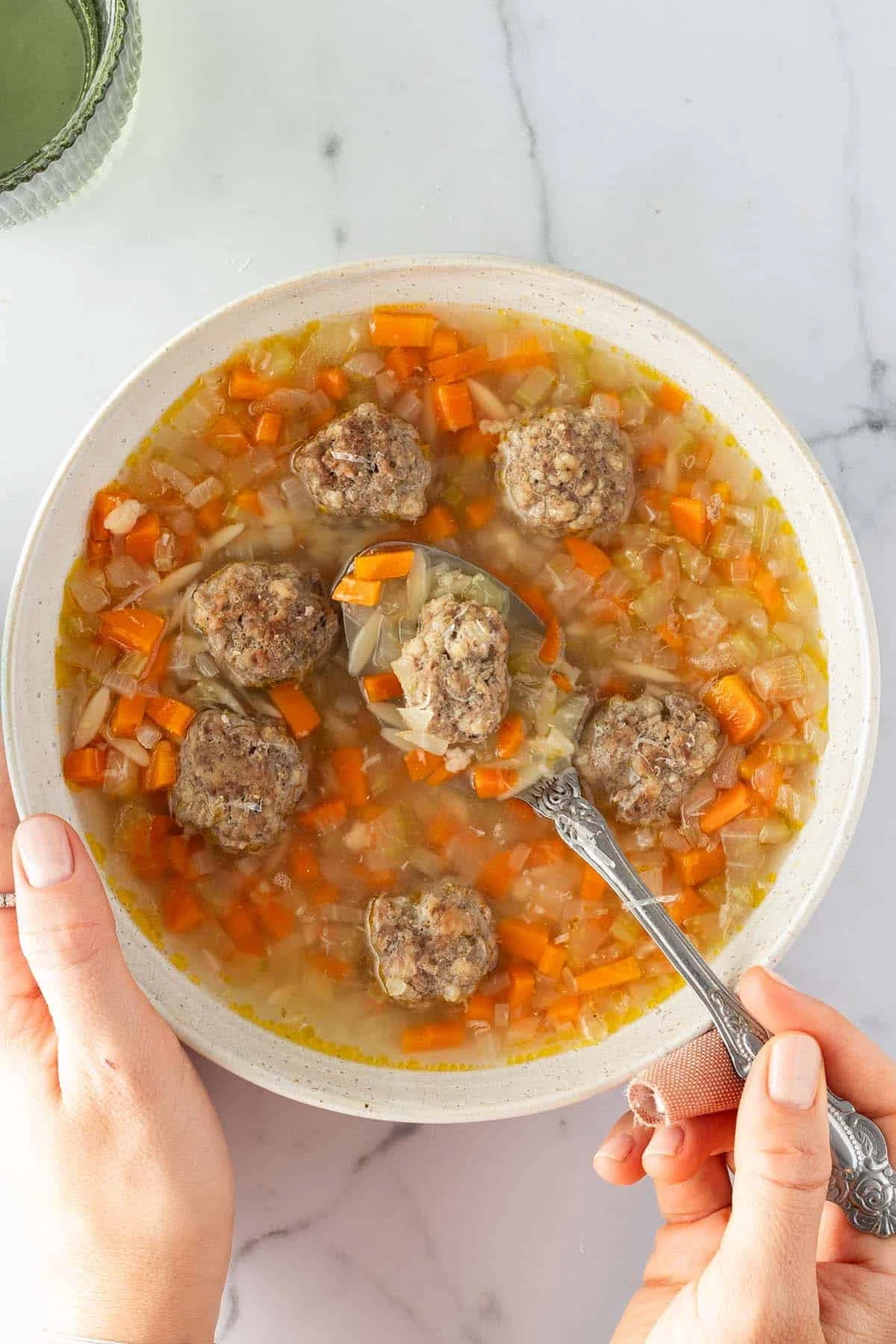 Vegetable Soup with Meatballs
