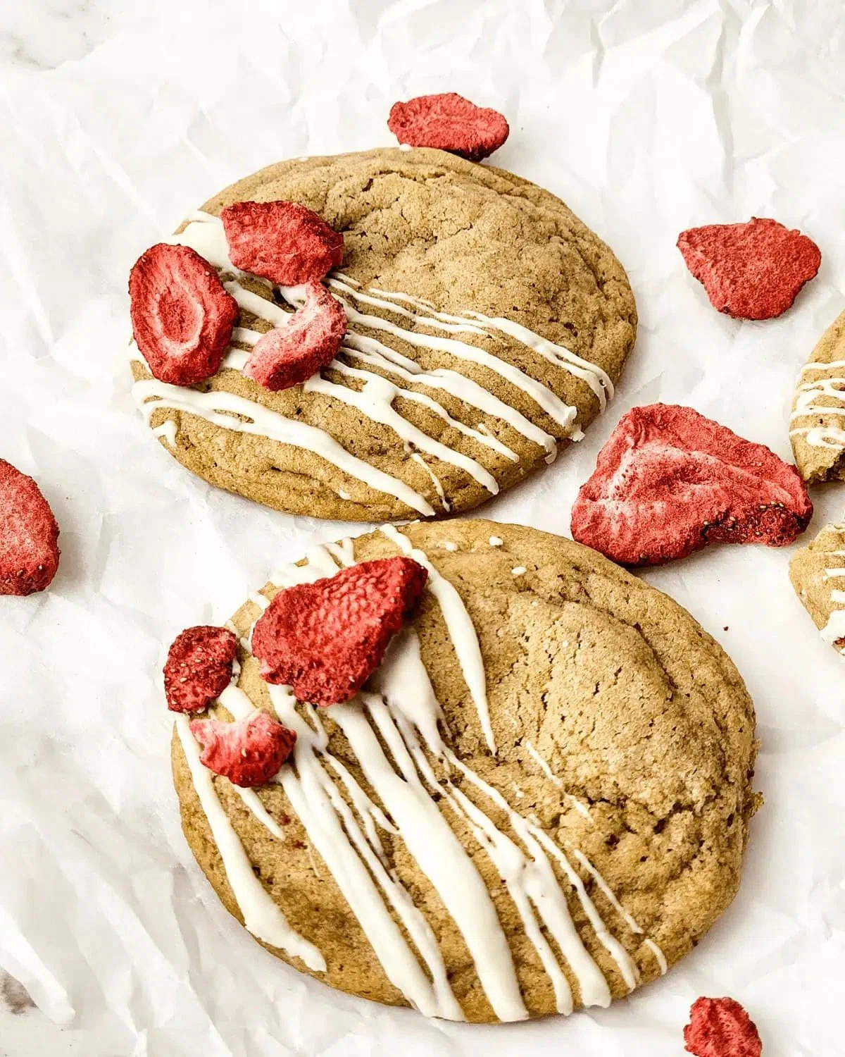 Strawberry Cheesecake Cookies