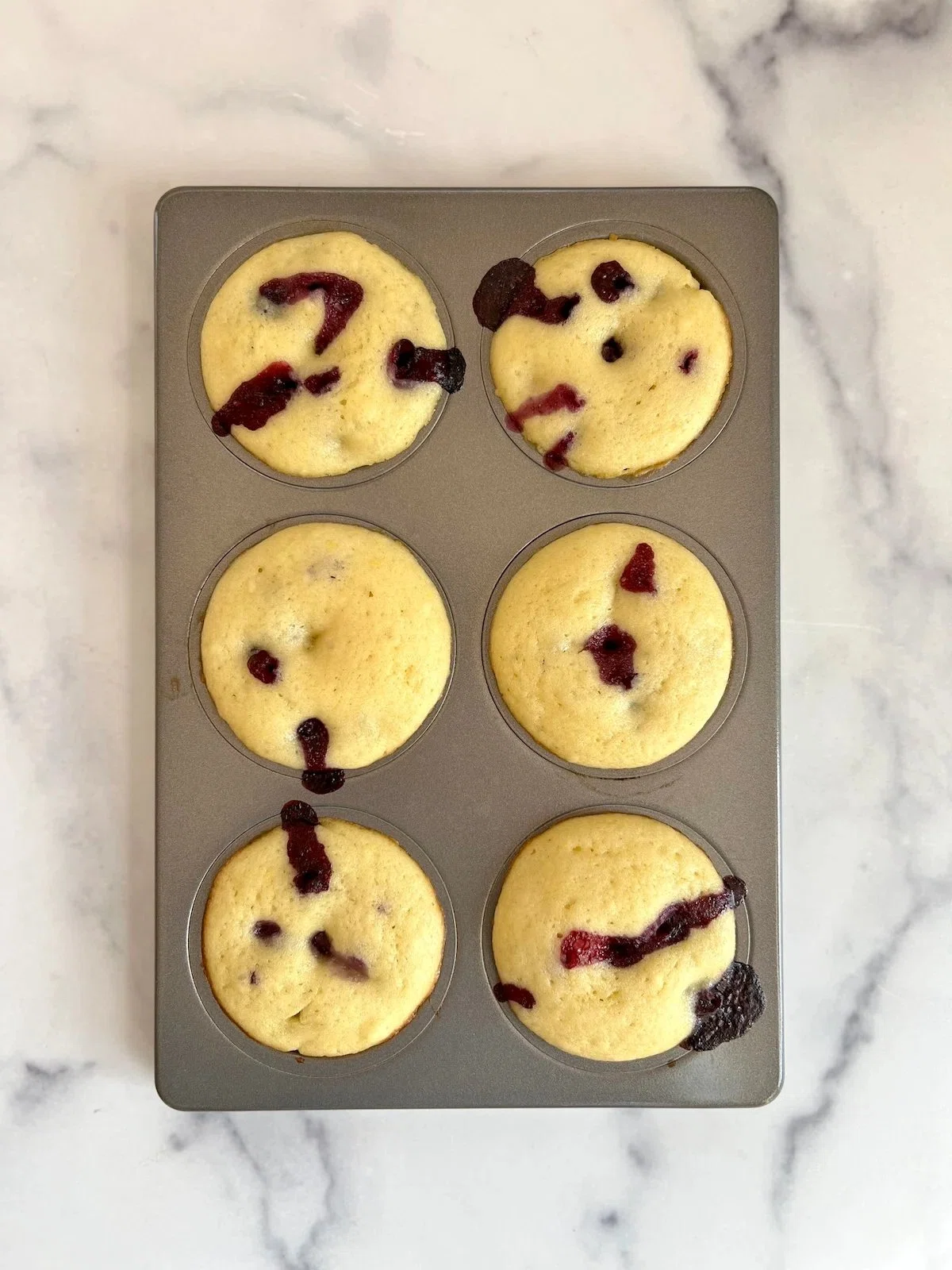 Baked Blueberry Doughnuts