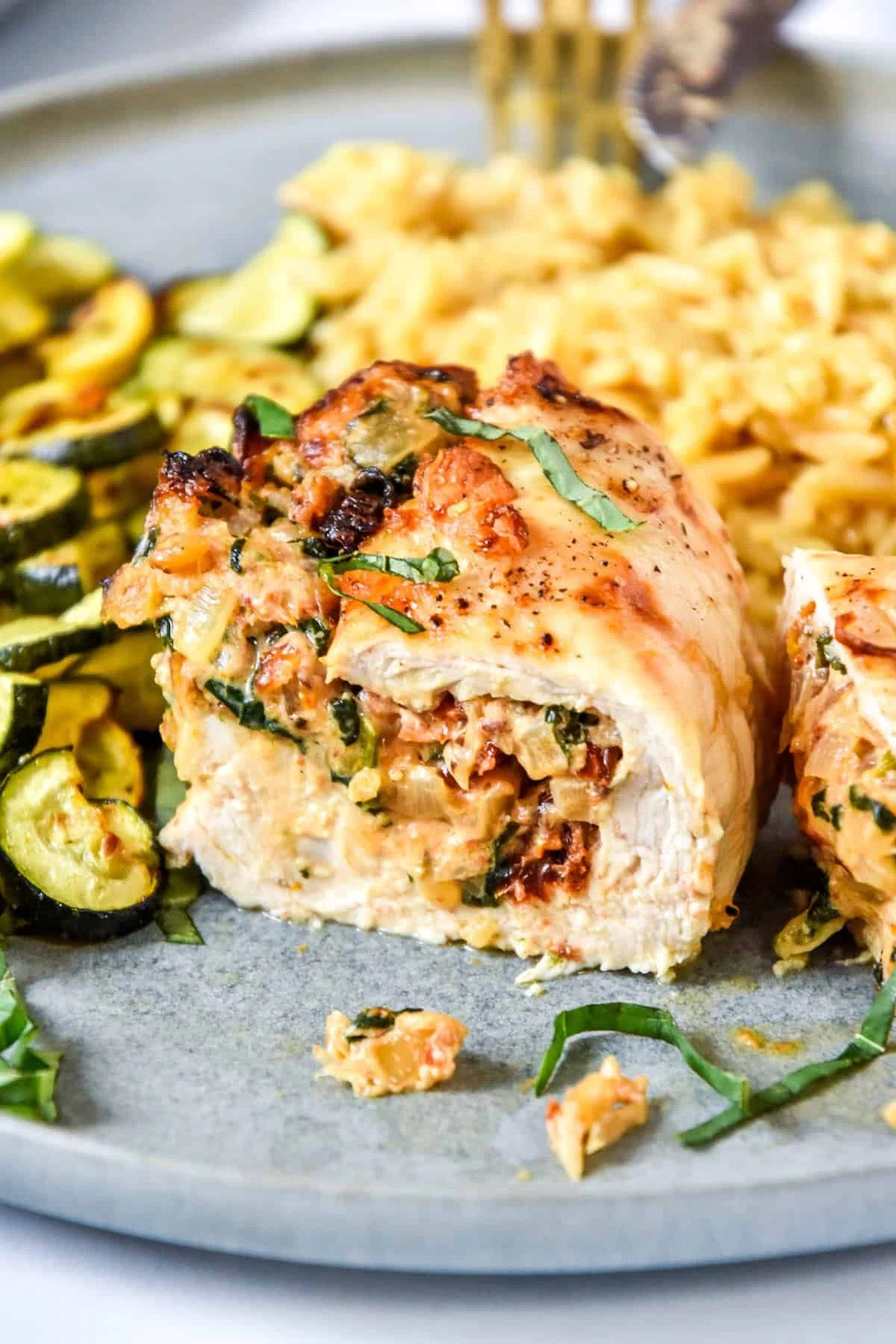 Air Fryer Stuffed Chicken Breast