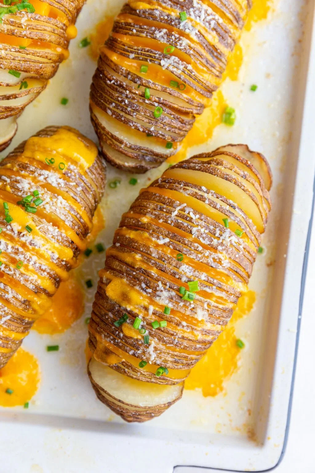 Cheesy Hasselback Potatoes