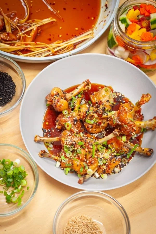 Sticky Lollipop Chicken Wings