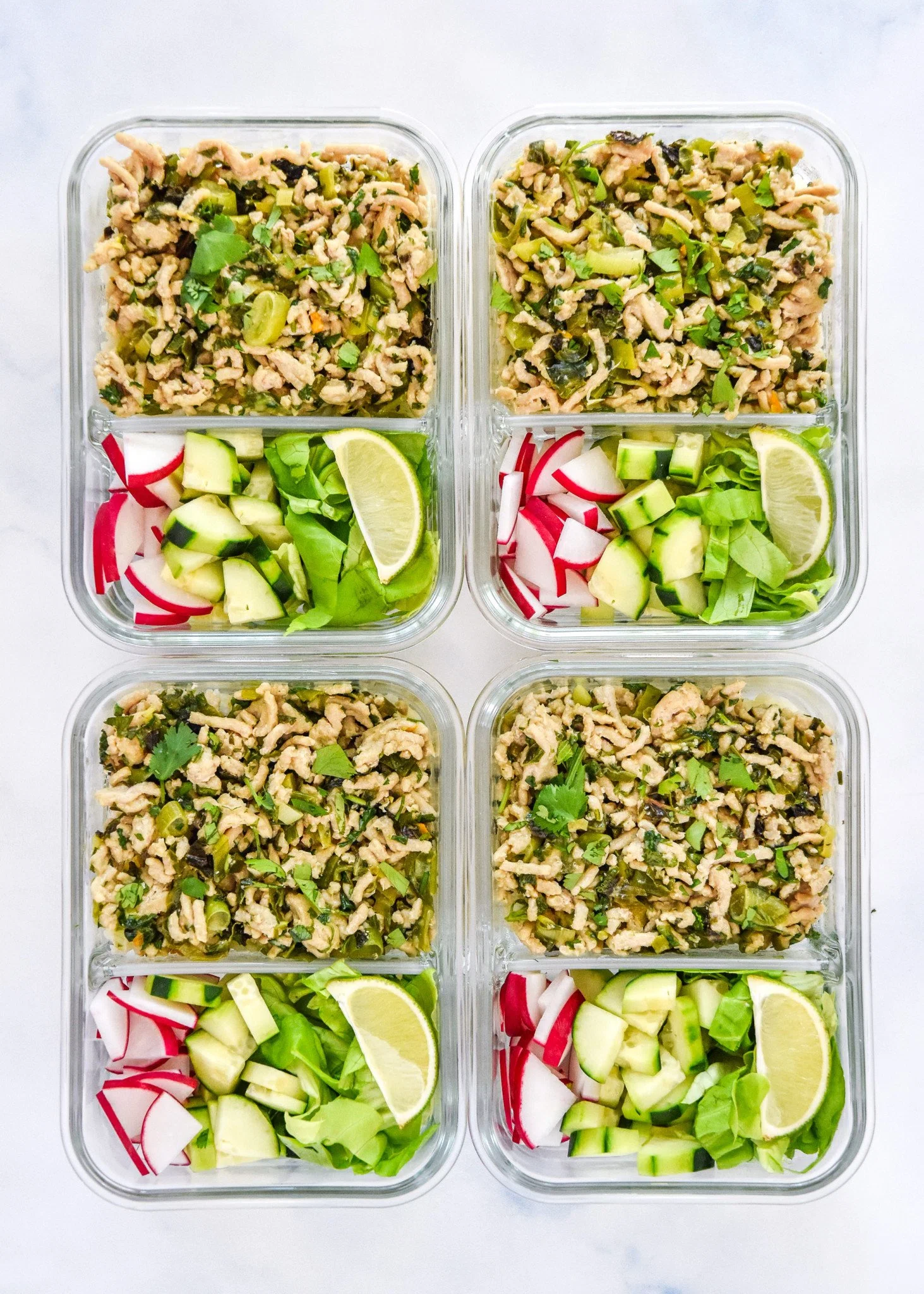 Thai Chicken Larb Inspired Meal Prep