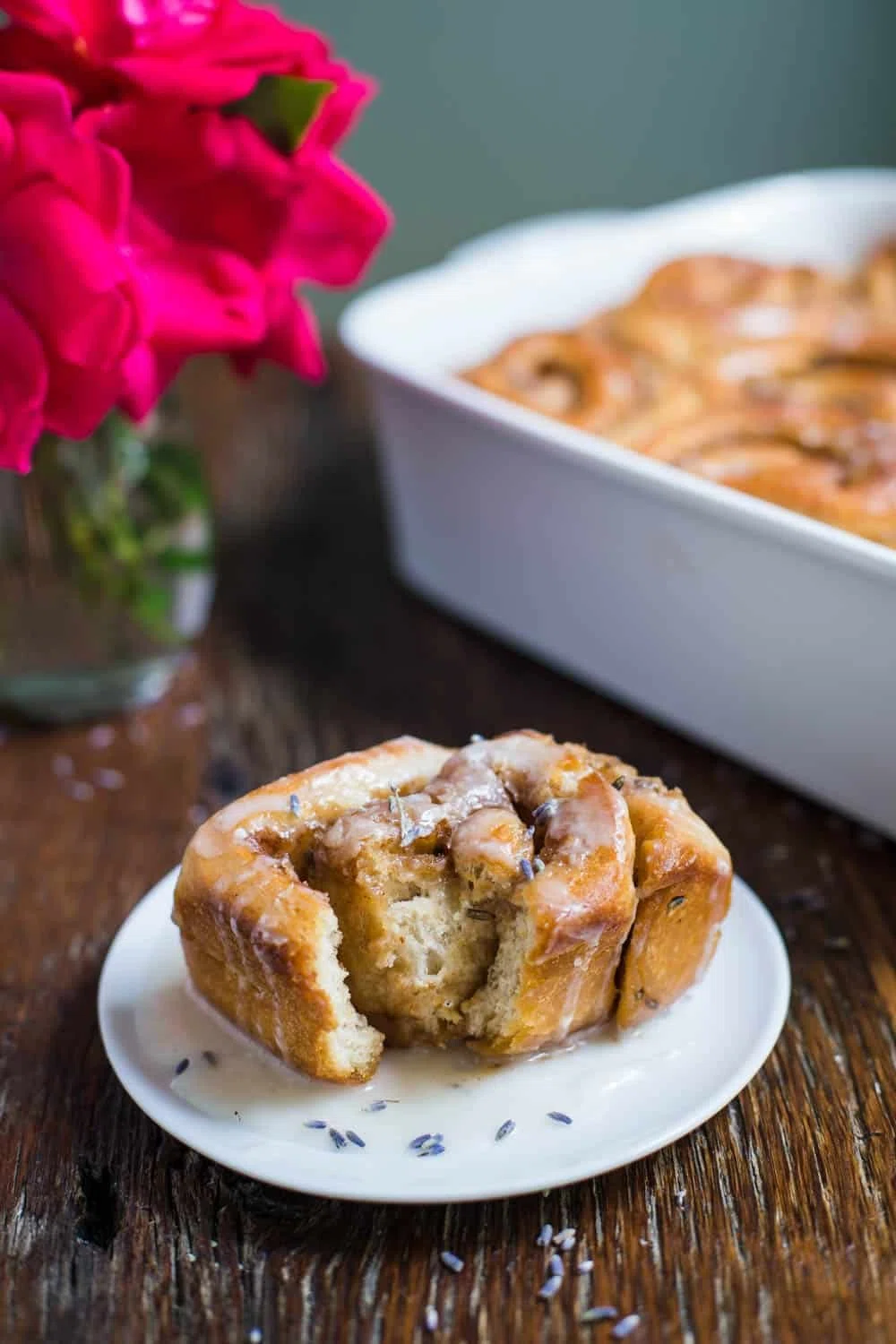 Lavender Cinnamon Rolls