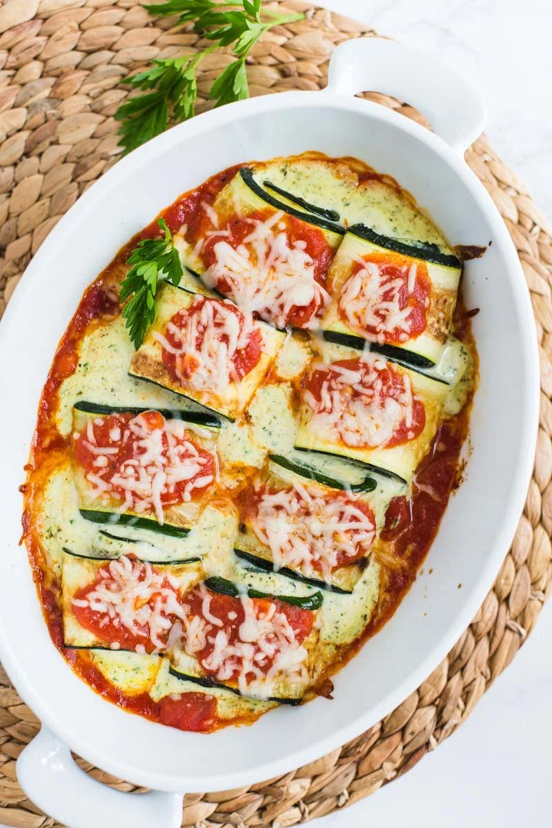 Zucchini Lasagna Rolls