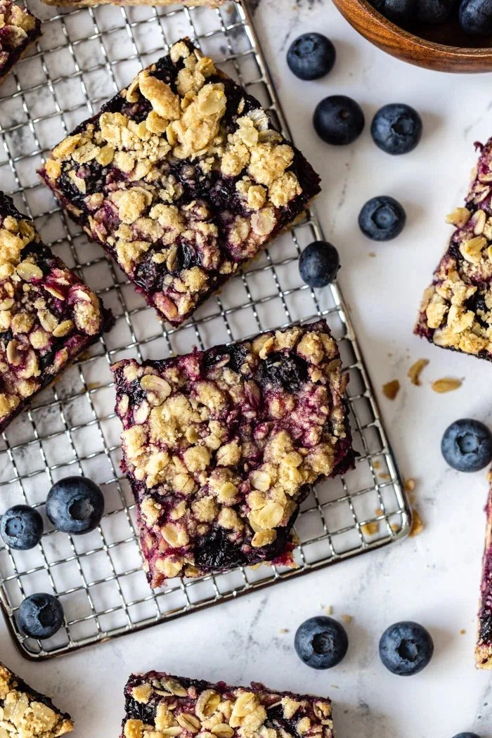 Blueberry Crumble Bars