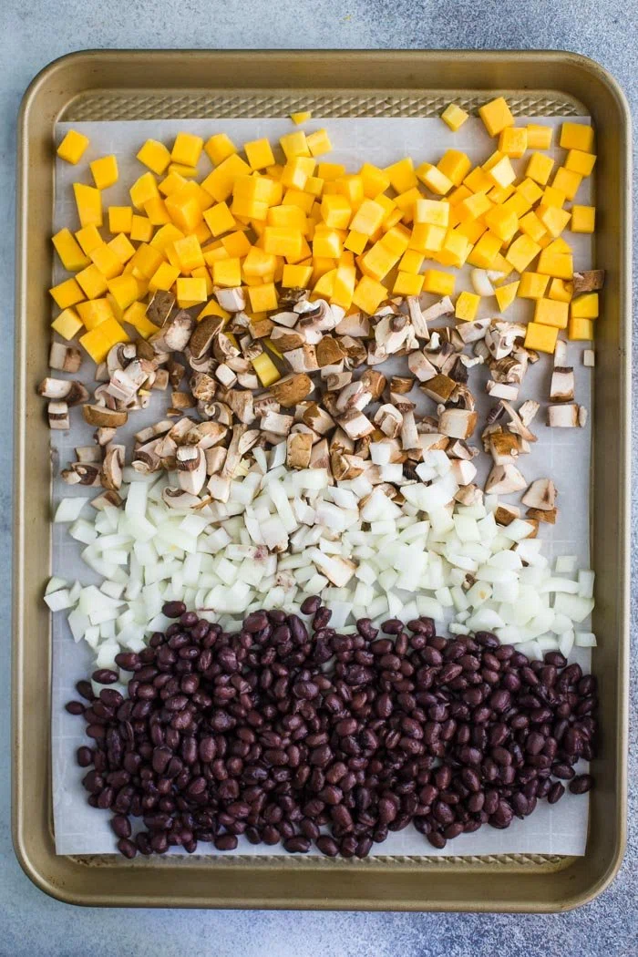 Sheet Pan Squash Tacos