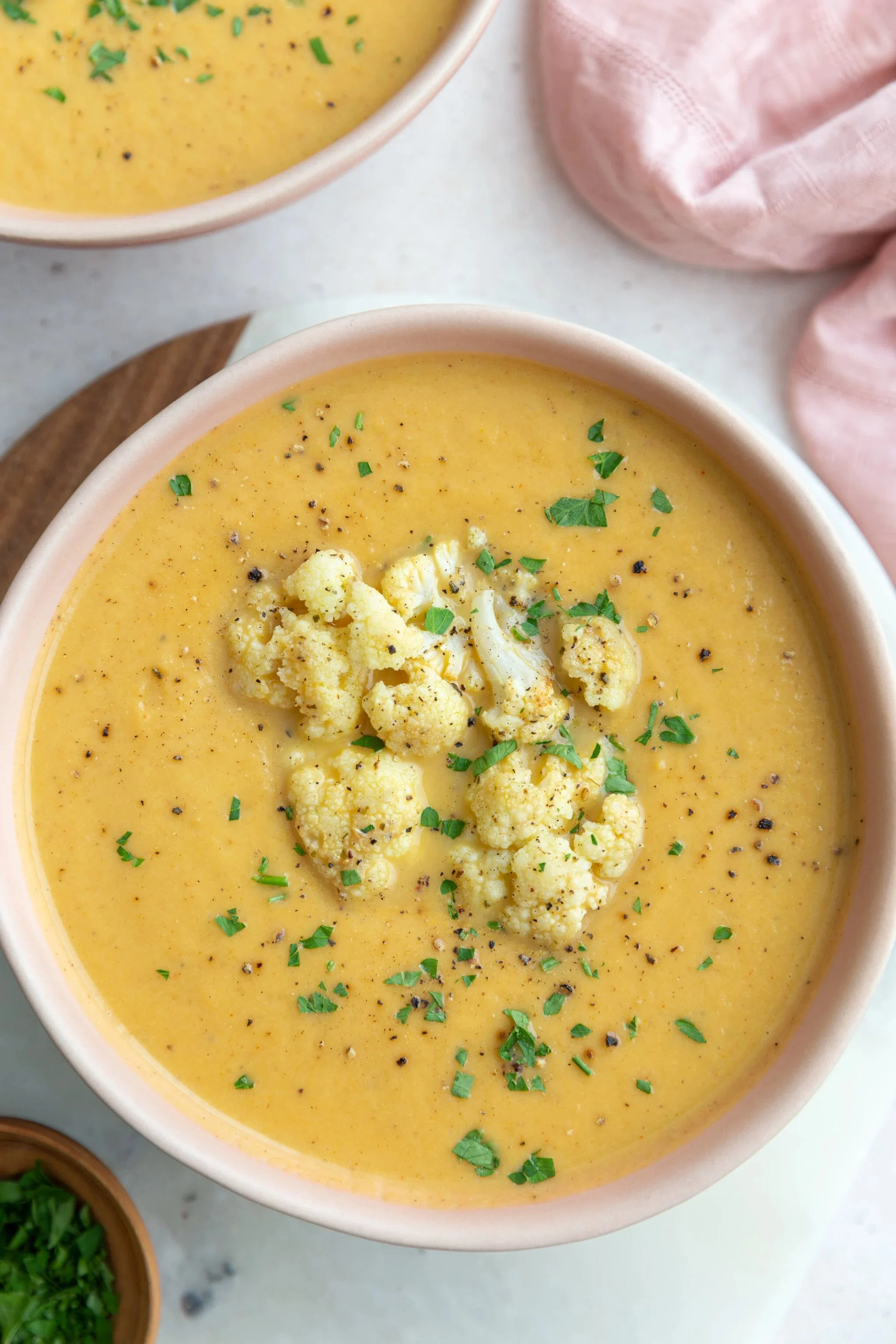 Roasted Cauliflower Soup