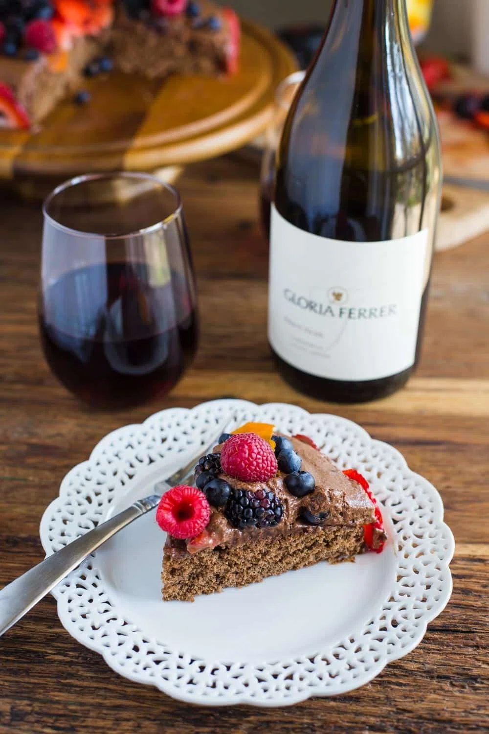 Berry Chocolate Mousse Cake