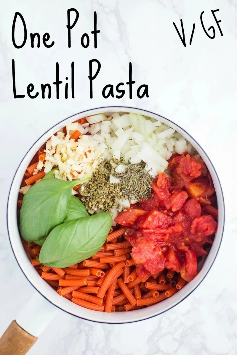 One Pot Lentil Pasta