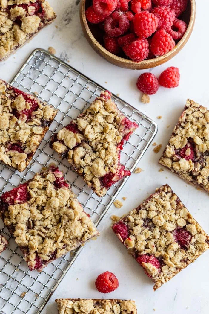 Raspberry Crumble Bars