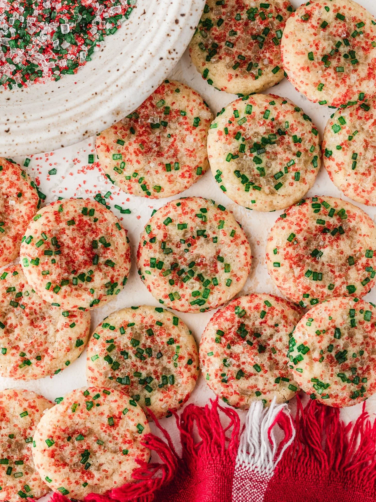 Chewy Mini Sugar Cookies