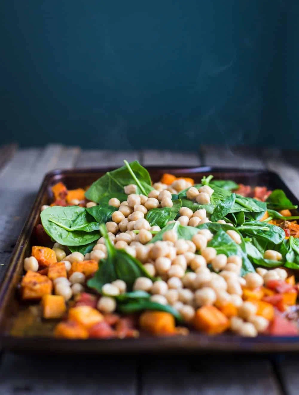 One Pan Salmon and Squash with Couscous