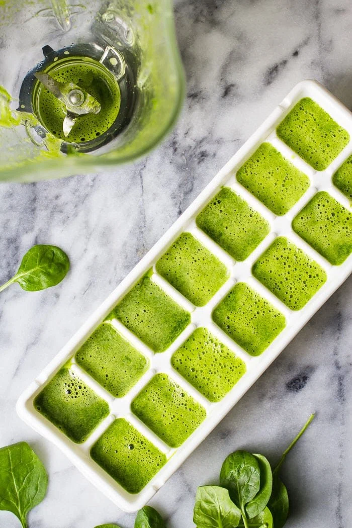 Frozen Greens for Green Smoothies