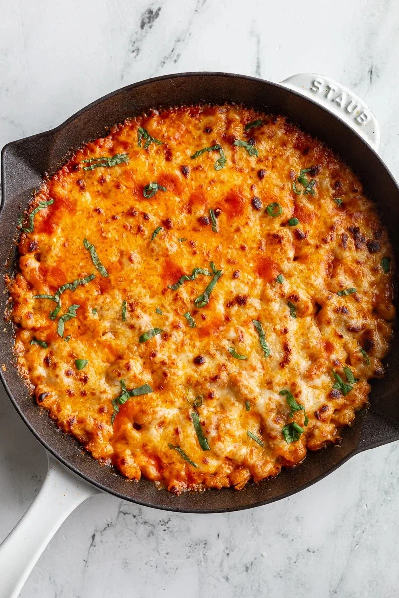 Cheesy White Bean Tomato Bake