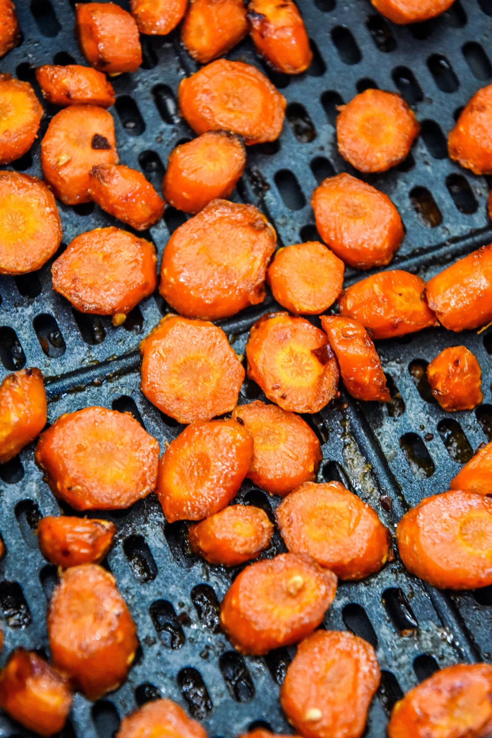 Air Fryer Hot Honey Glazed Carrots