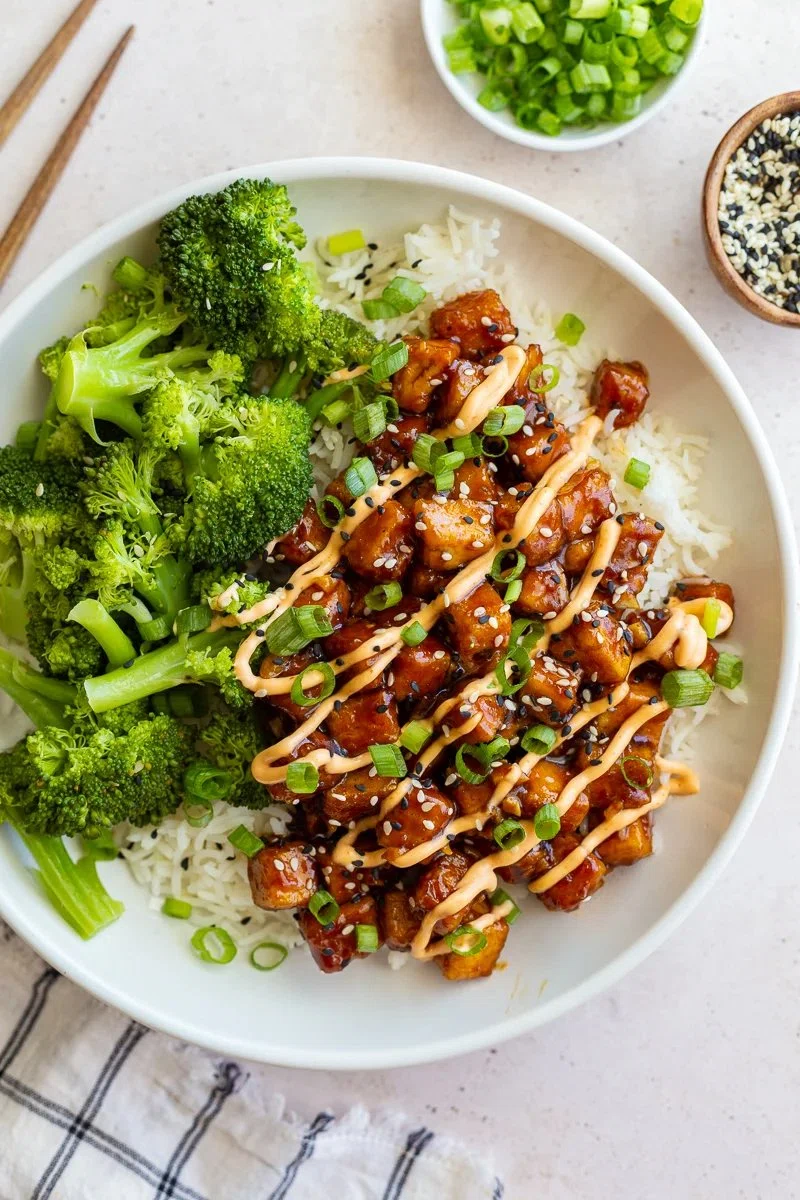 Honey Garlic Tofu