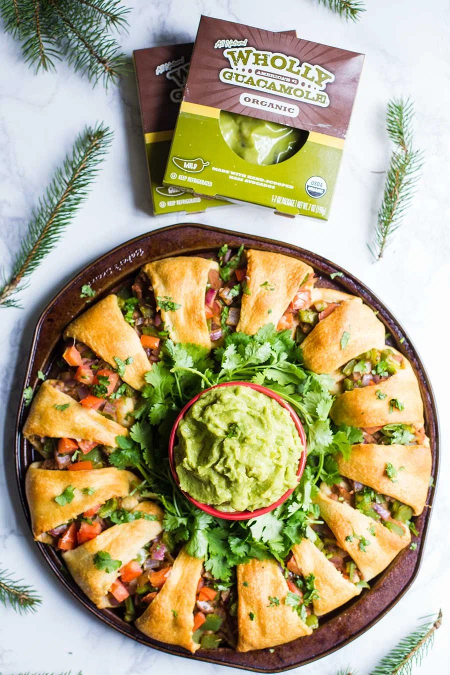 Holiday Wreath Taco Ring