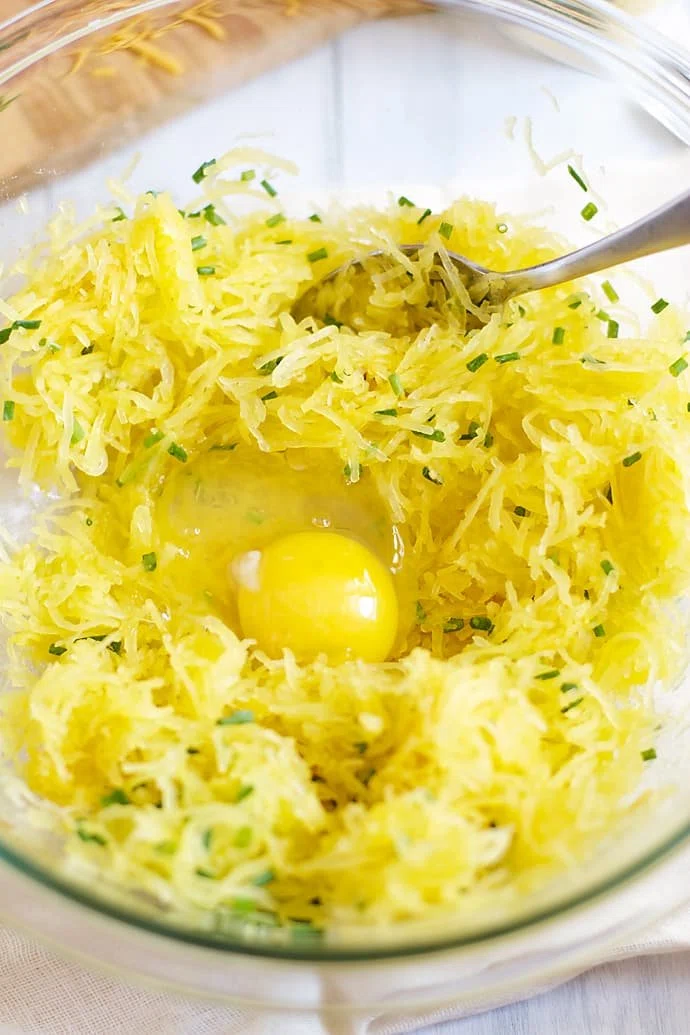 Spaghetti Squash Hash Browns