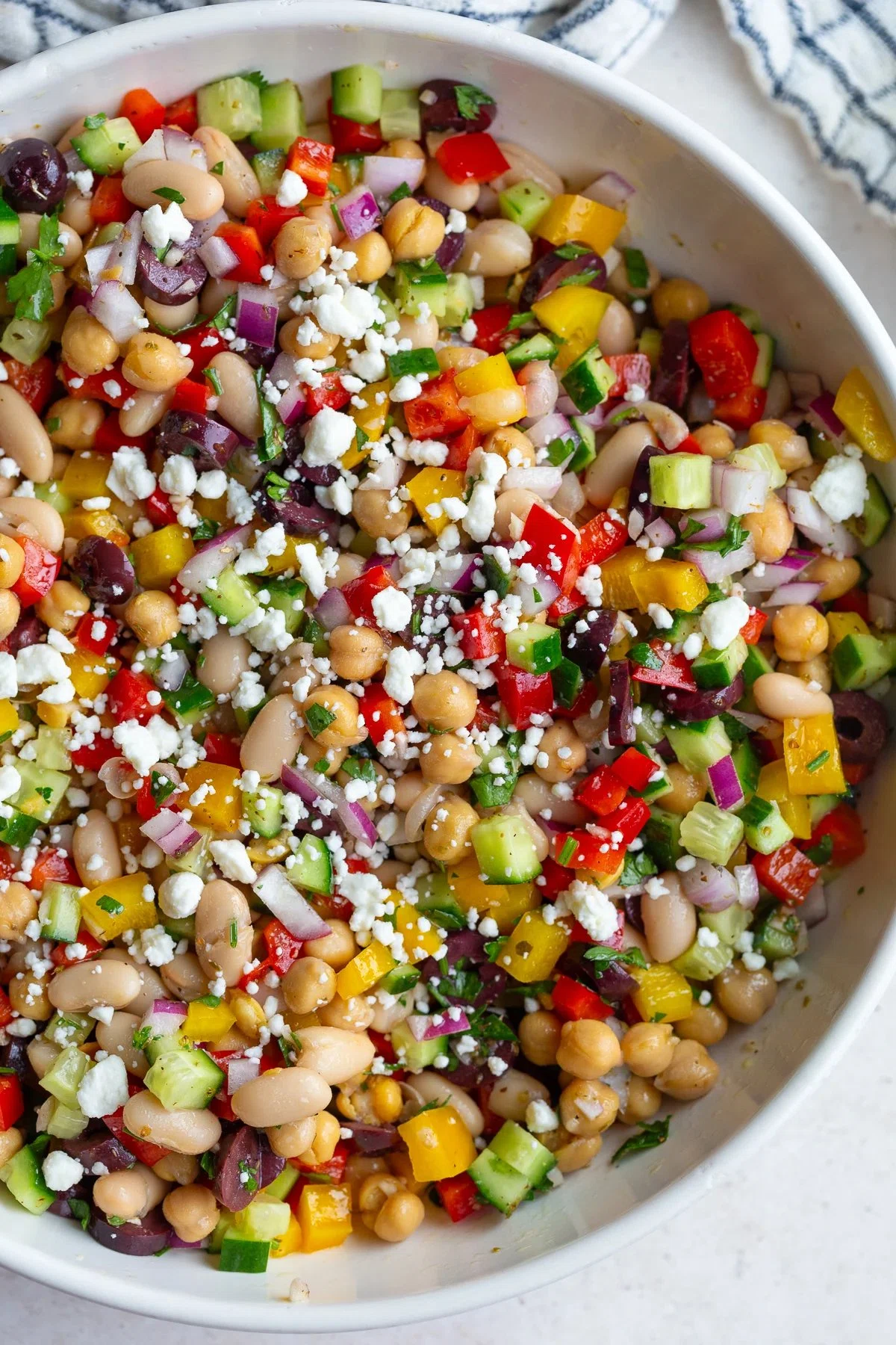 Dense Bean Salad (Protein-Packed Mediterranean Style)