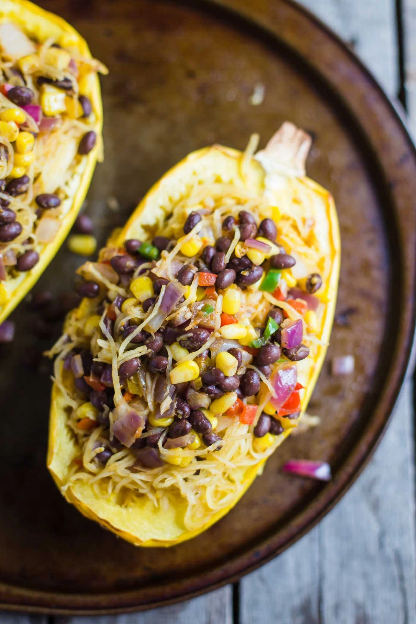 Spaghetti Squash Burrito Bowls