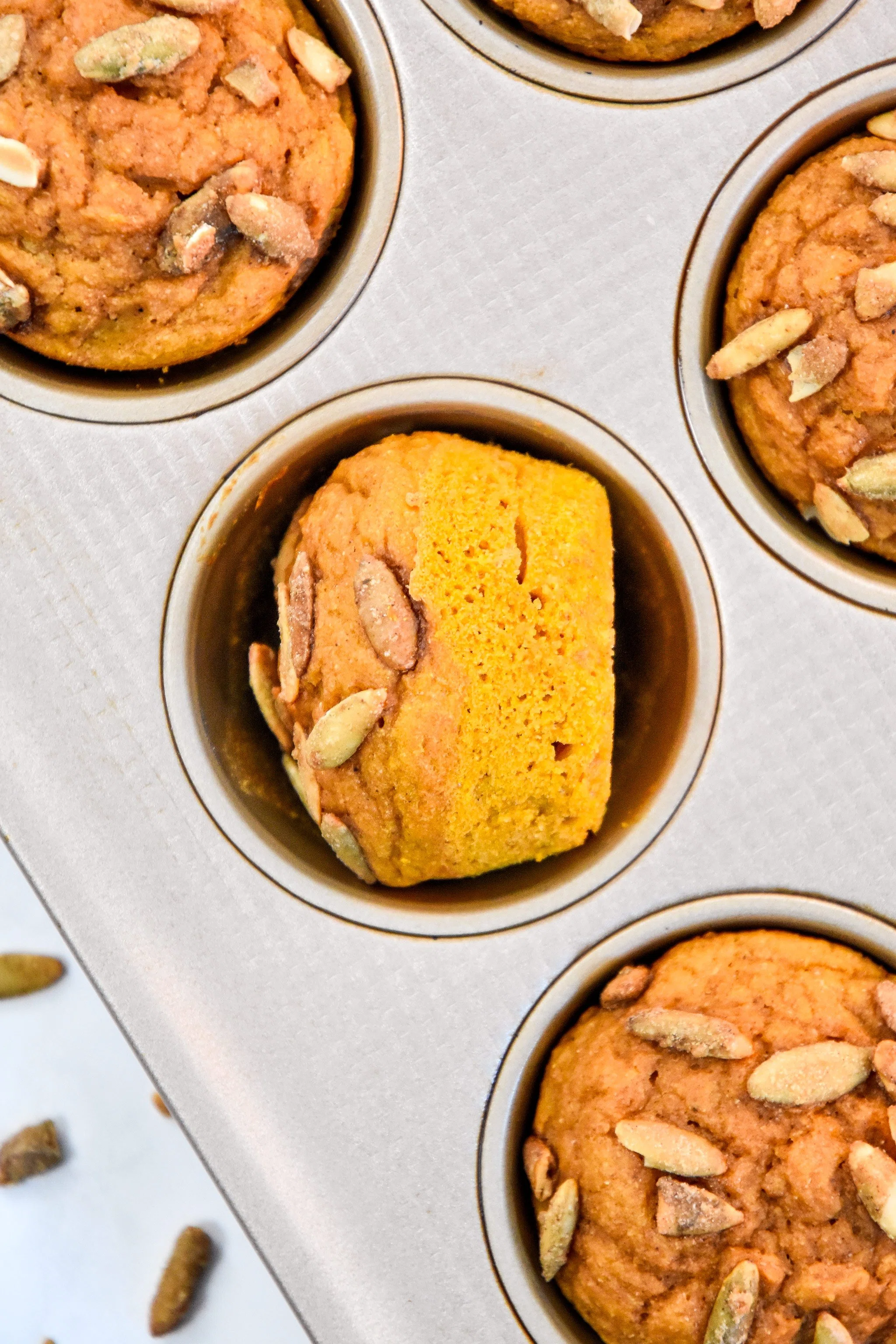 Pumpkin Spice Pancake Mix Muffins