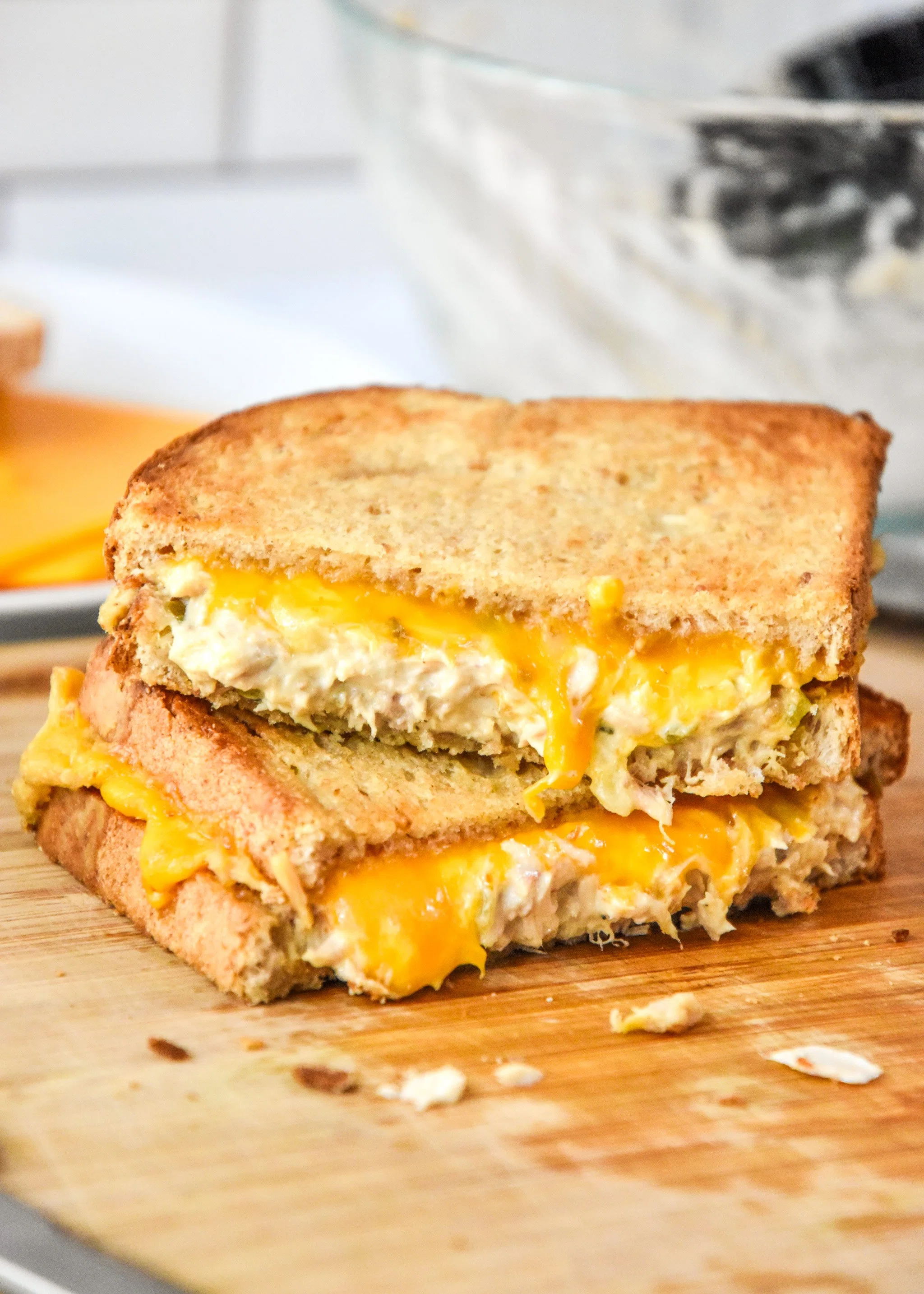 Air Fryer Tuna Melt