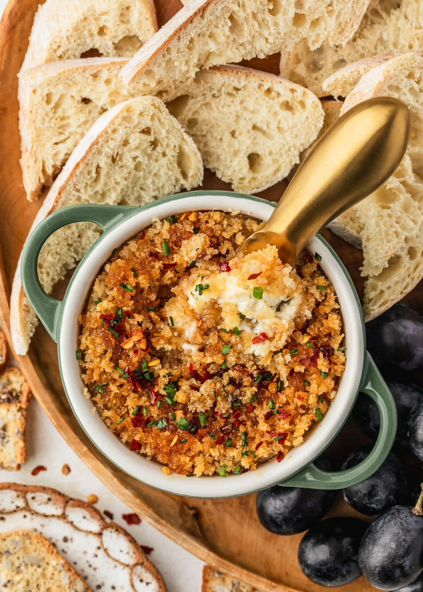 Crispy Baked Boursin Cheese (No Dredging!)