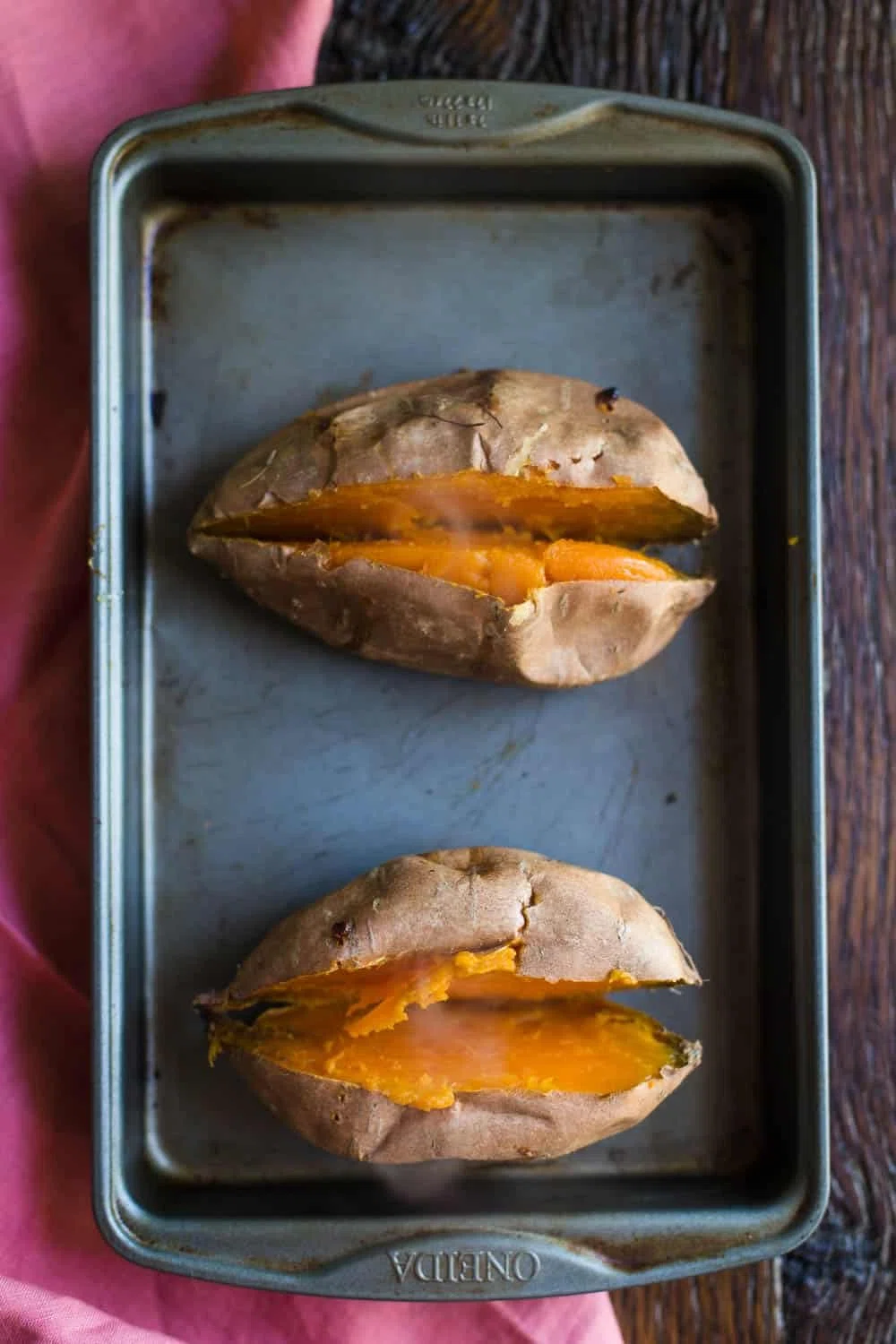 Breakfast Baked Sweet Potatoes
