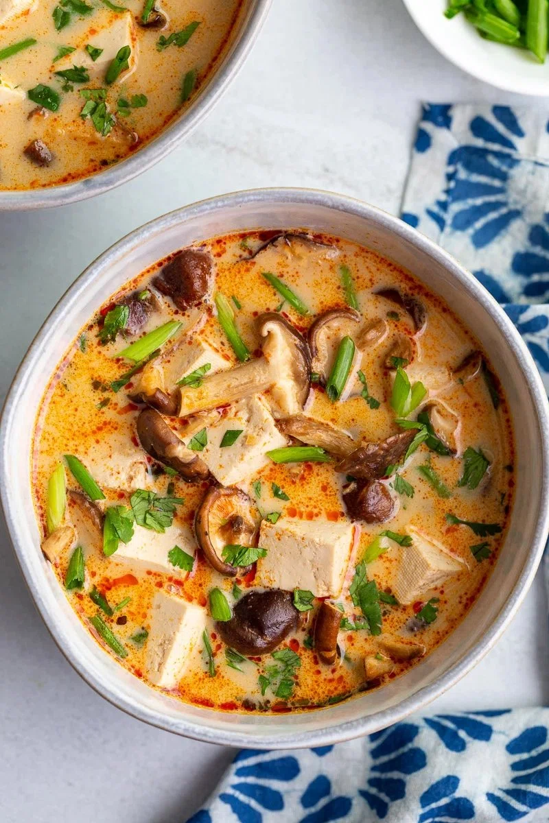 Creamy Coconut Tofu Soup