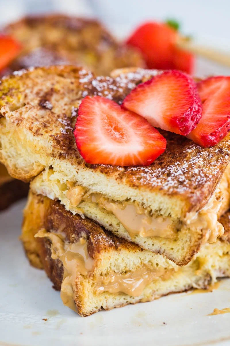 Almond Butter Stuffed French Toast