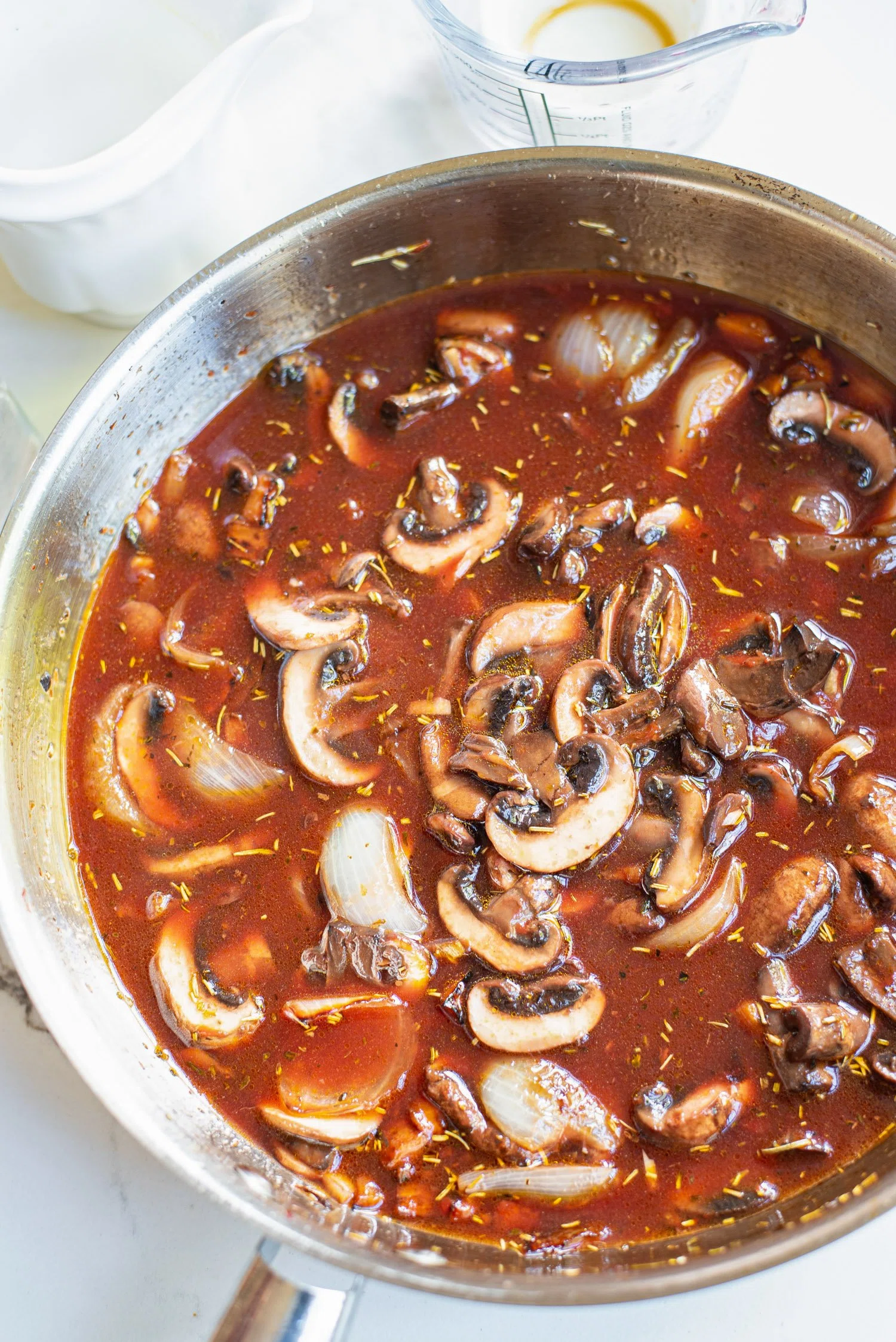 Mushrooms Bourguignon